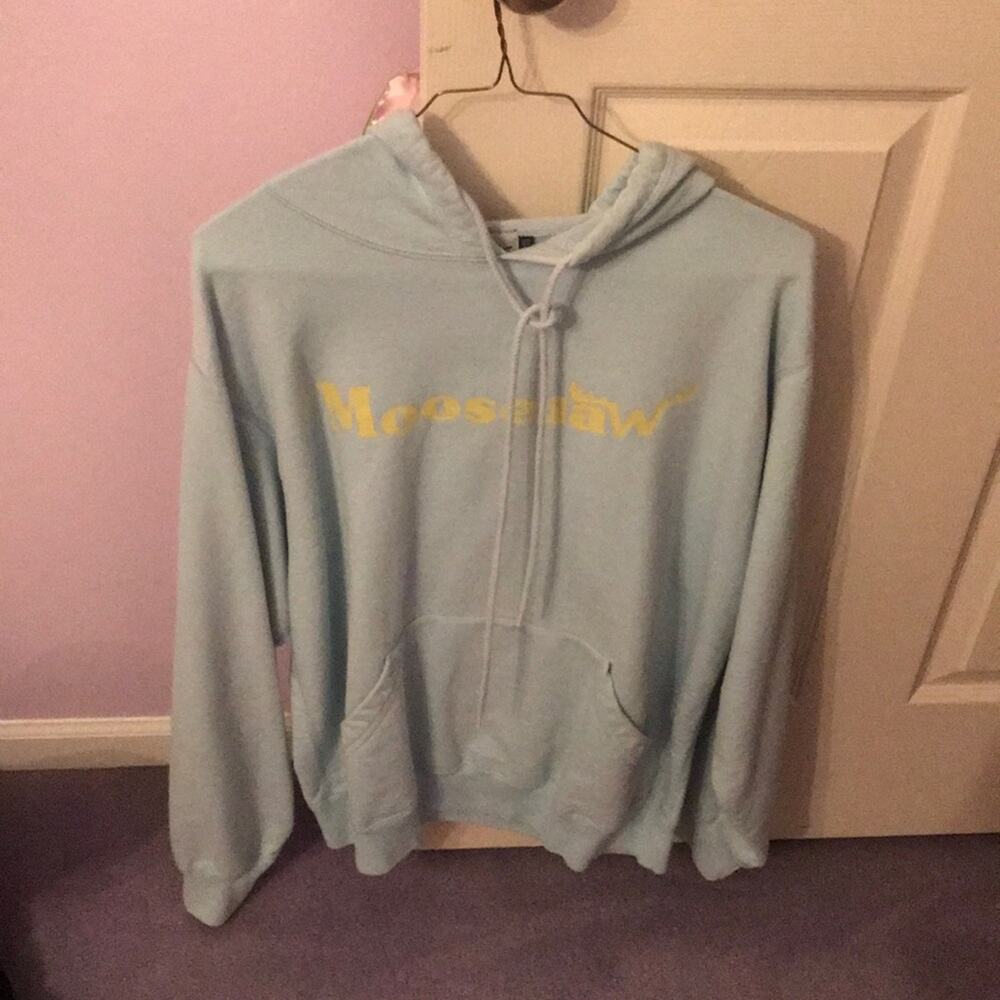 Vintage Moosejaw sweatshirt blue unisex S